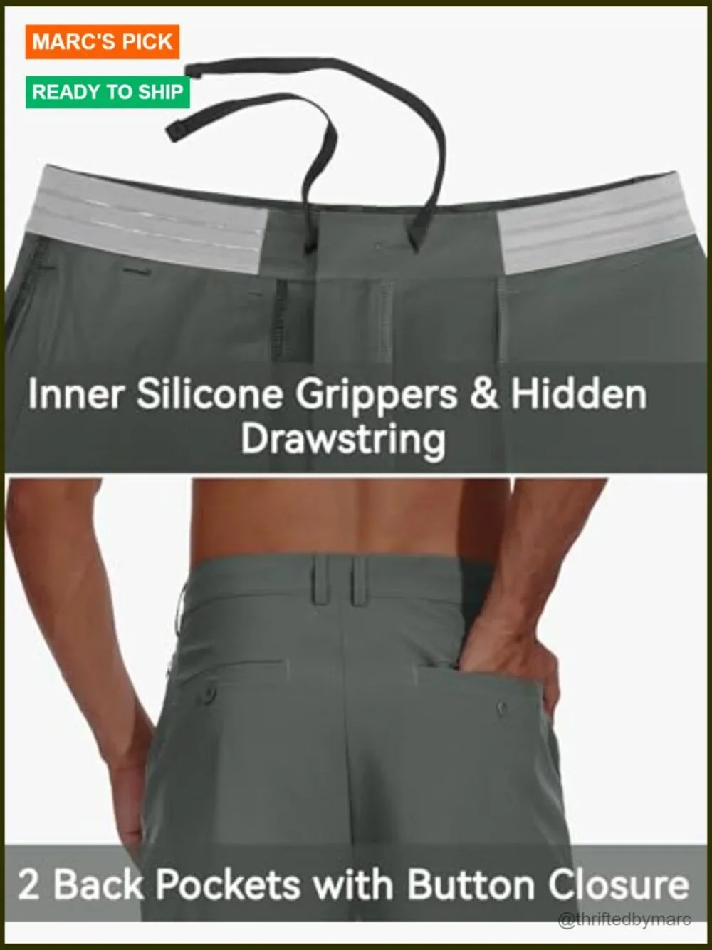 Men's Stretch Golf Shorts 8